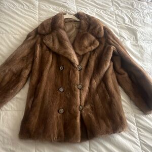 Vintage mink fur coat